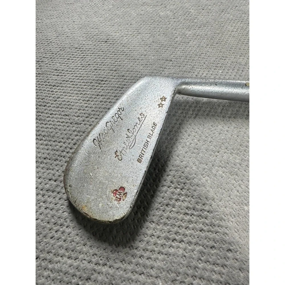 Vintage MacGregor Ernest Jones British Blade 3 Iron Hickory Wood Shaft Golf Club